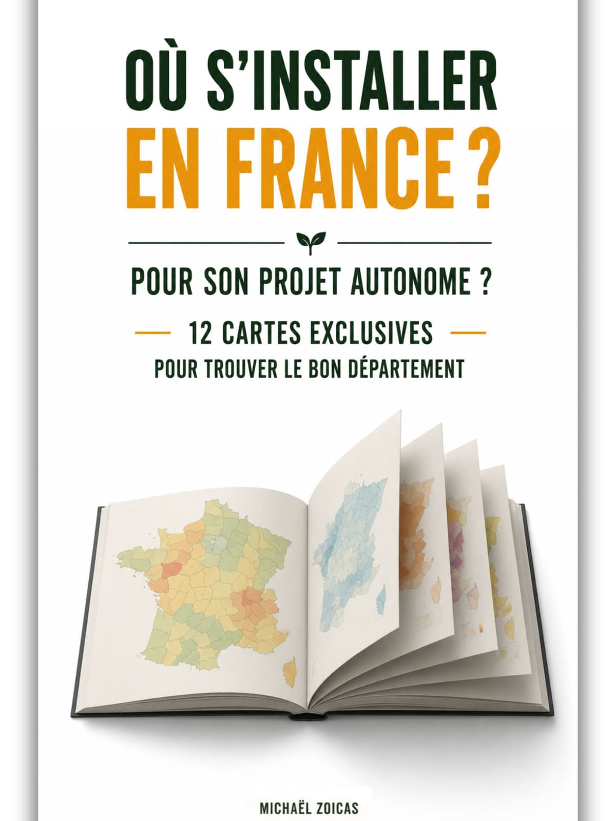 Couverture du guide 12 cartes exclusives pour trouver le bon département